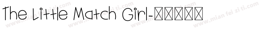 The Little Match Girl字体转换